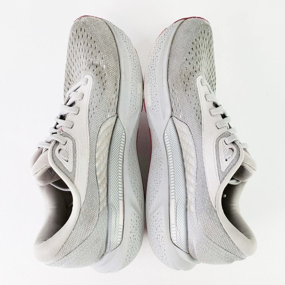 Brooks Adrenaline GTS 24 Womens Sz 8.5 Running Shoes Gray Pink - Picture 5 of 8